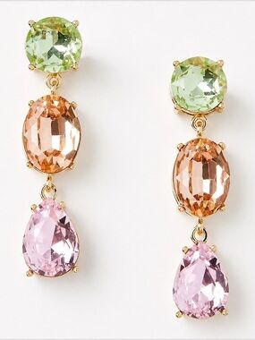 Loft Gem Statement Earrings